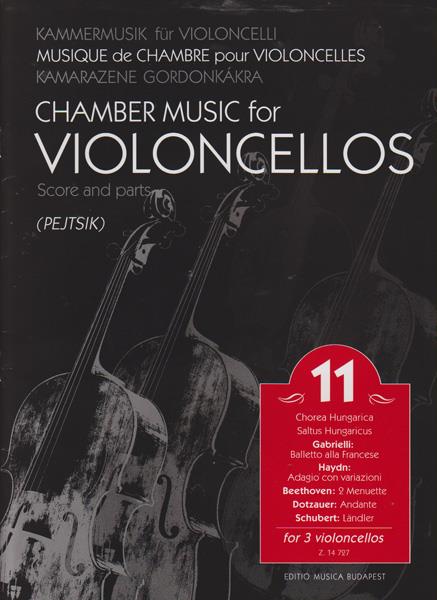 Chamber Music for/ Kammermusik für Violoncelli 11 : for 3 violoncellos