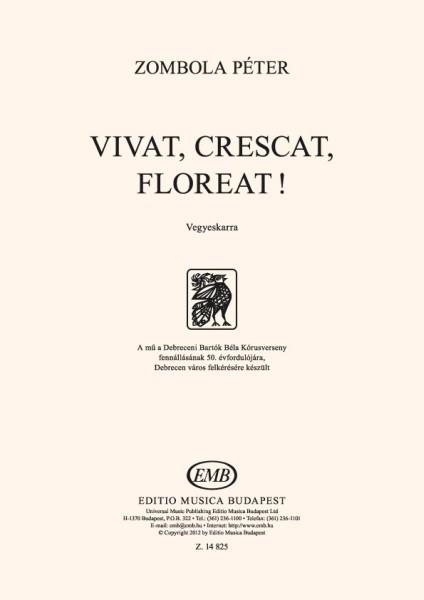 Vivat, crescat, floreat!