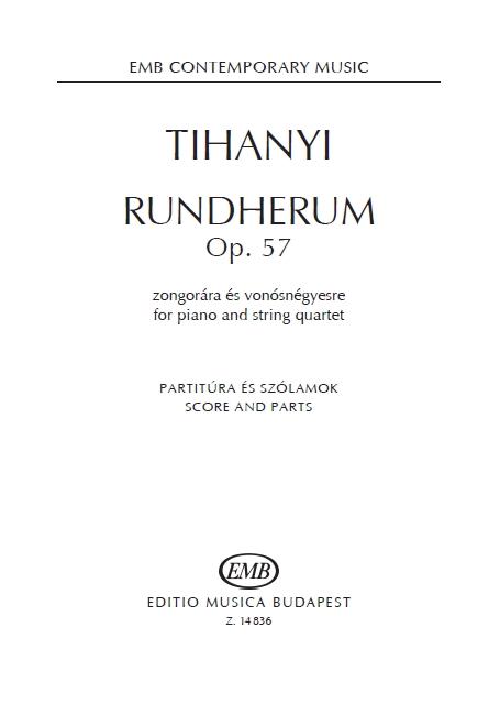 Rundherum Op. 57 : for piano, string quartet and add. instruments