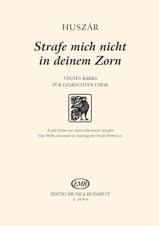 Strafe mich nicht in deinem Zorn