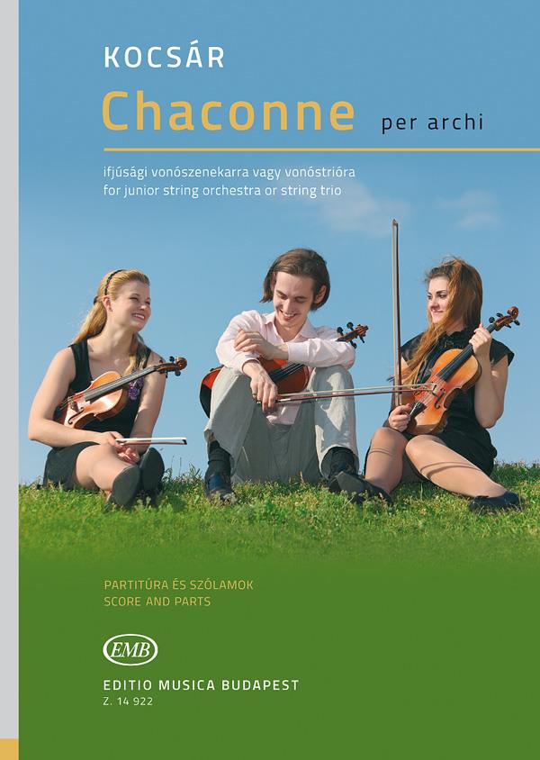 Chaconne per archi : for junior string orchestra or two violins and violoncello or violin, viola and violoncello