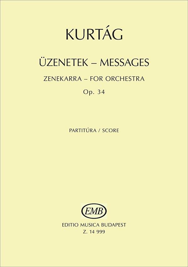 Messages (1991-1996) Op. 34 : for orchestra and mixed choir