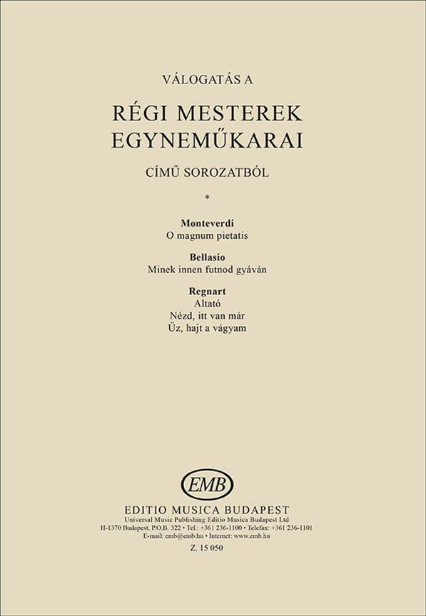 Válogatás a Régi : mesterek egynem?karai c. sorozatból