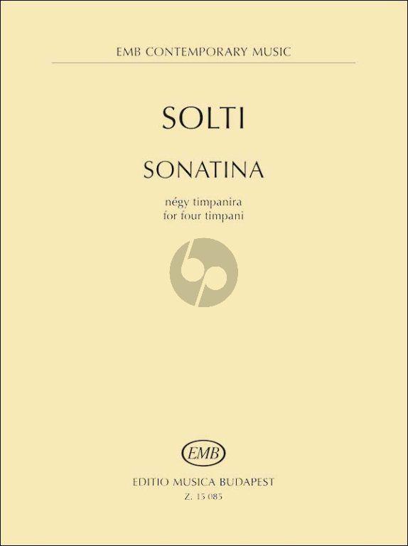 Sonatina : for 4 Timpani