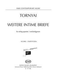 Weitere intime Briefe : for string quartet