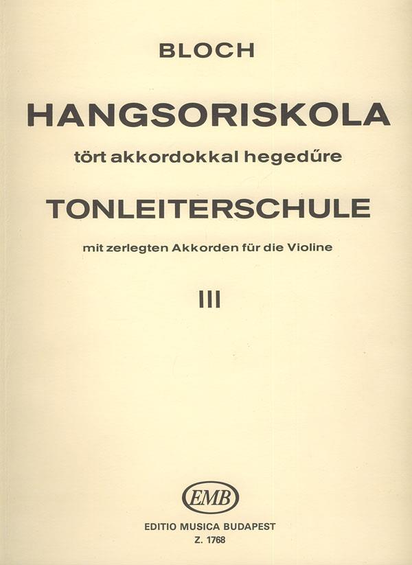 Tonleiterschule III op. 5 mit zerlegten Akkorden : mit zerlegten Akkorden