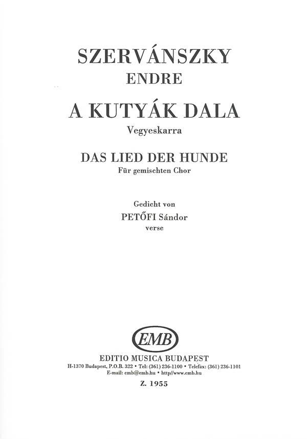 Das Lied der Hunde