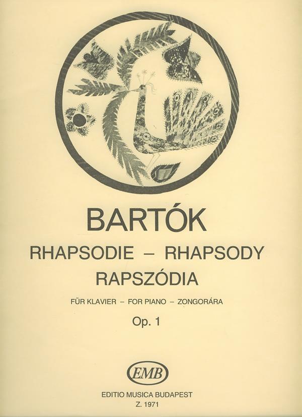 Rhapsodie op. 1 Erste Fassung : Erste Fassung