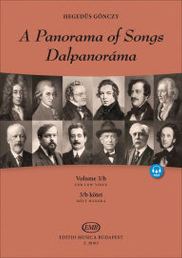 A Panorama of Songs 3B : Easy songs from four centuries in six languages for low voice