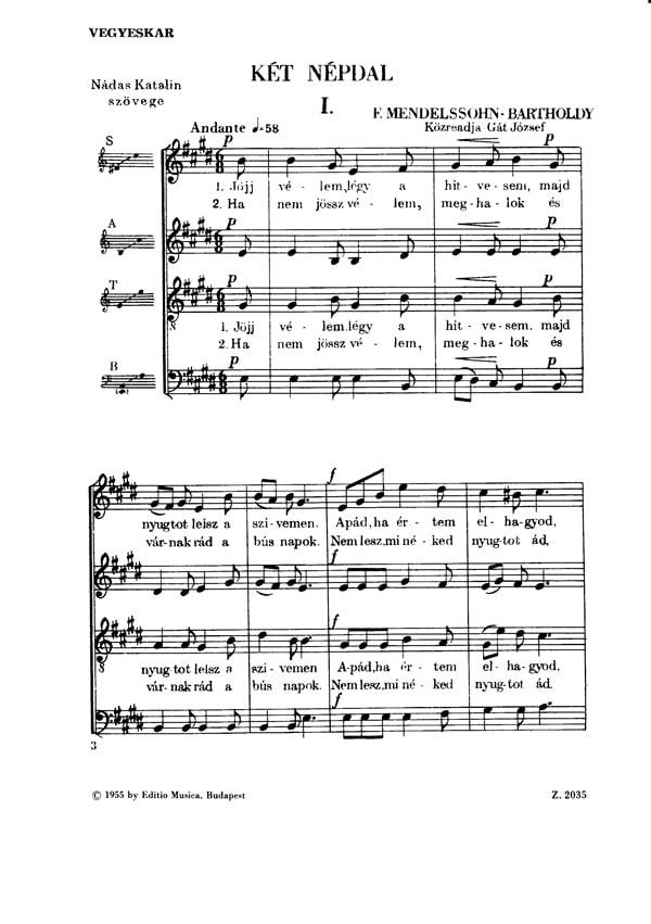 Two Folksongs