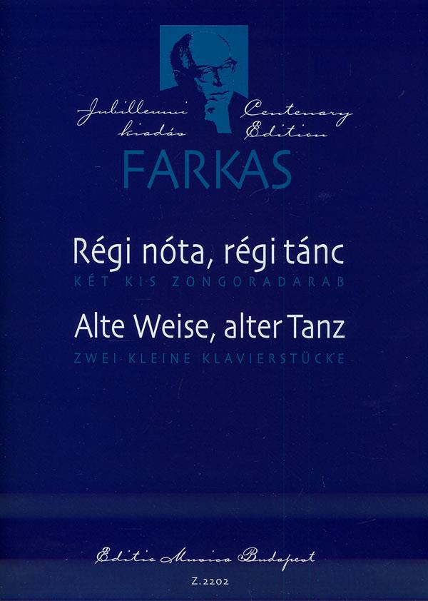 Alte Weise, alter Tanz Zwei kleine Klavierstücke