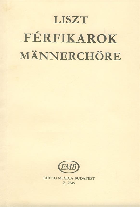 Männerchöre : a cappella