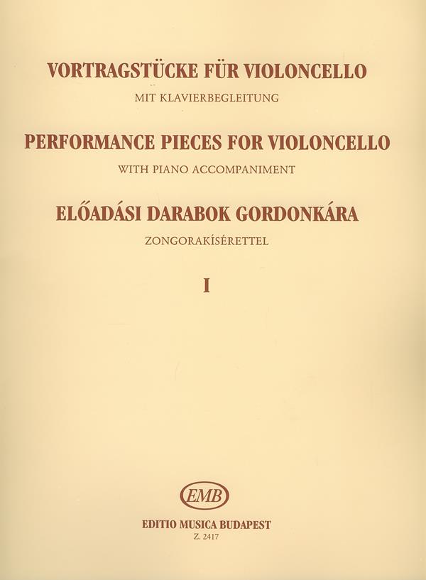Vortragsstücke für Violoncelllo mit Klavierbgleitu