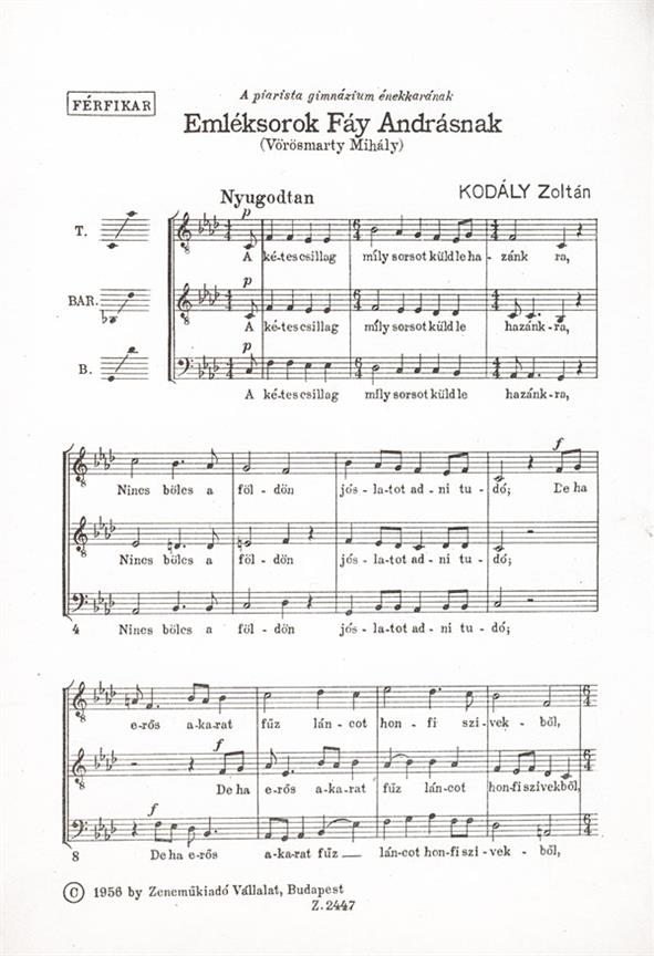 In András Fáy's Album