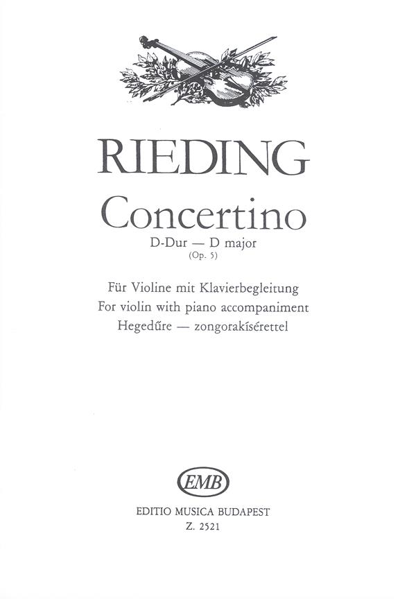 Concertino D-Dur op. 5