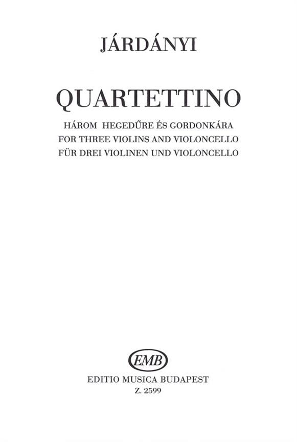 Quartettino für 3 Violinen und Violoncello : für 3 Violinen und Violoncello