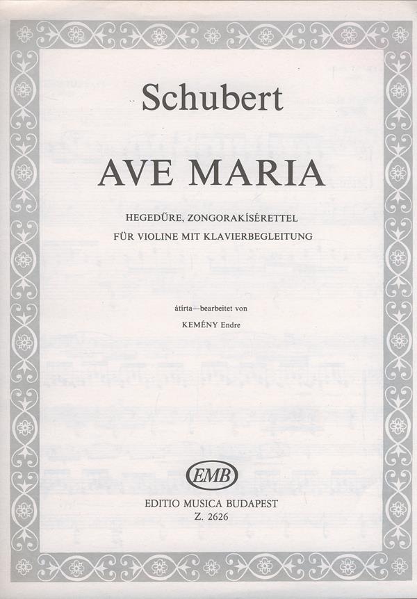 Ave Maria op. 52, No. 6