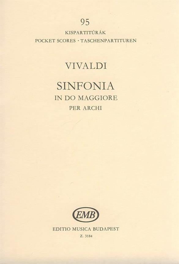 Sinfonia in do maggiore : a due violini, violetta e basso, RV 699-710 (P. Sinf. 18)