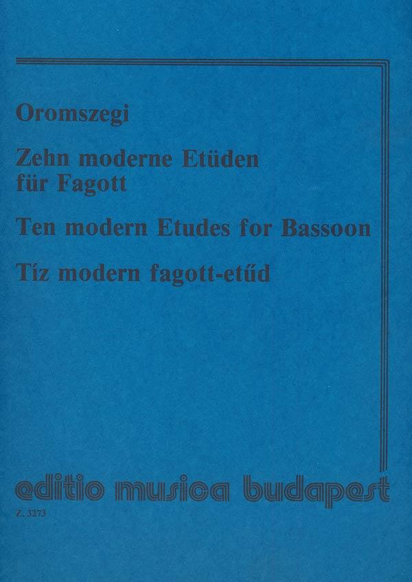 Zehn moderne Etüden für Fagott