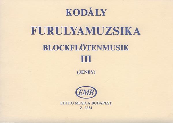 Blockflötenmusik III