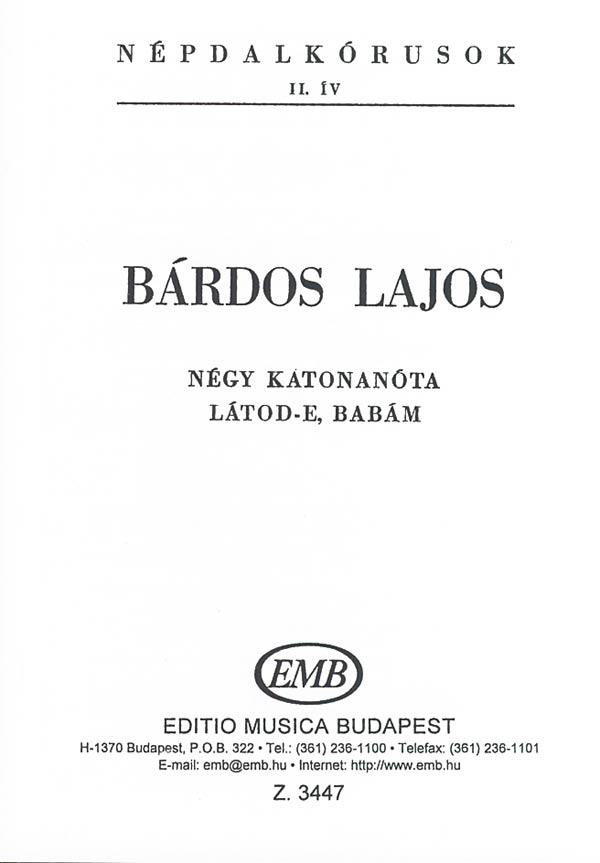 Négy katonanóta - Látod-e, babám V2