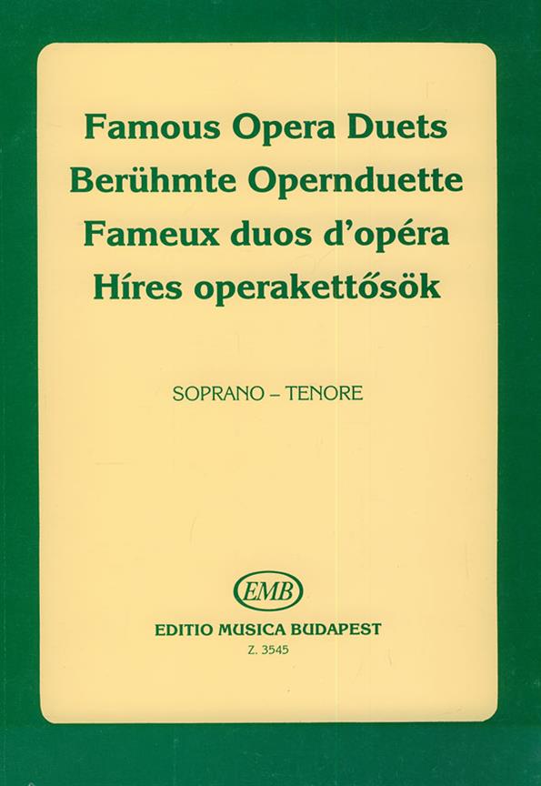 Berühmte Opernduette+C3954 Sopran und Tenor : Sopran und Tenor
