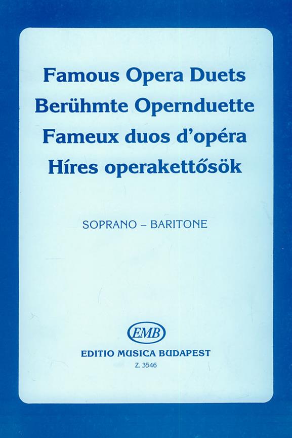 Berühmte Opernduette Sopran und Bariton : Sopran und Bariton
