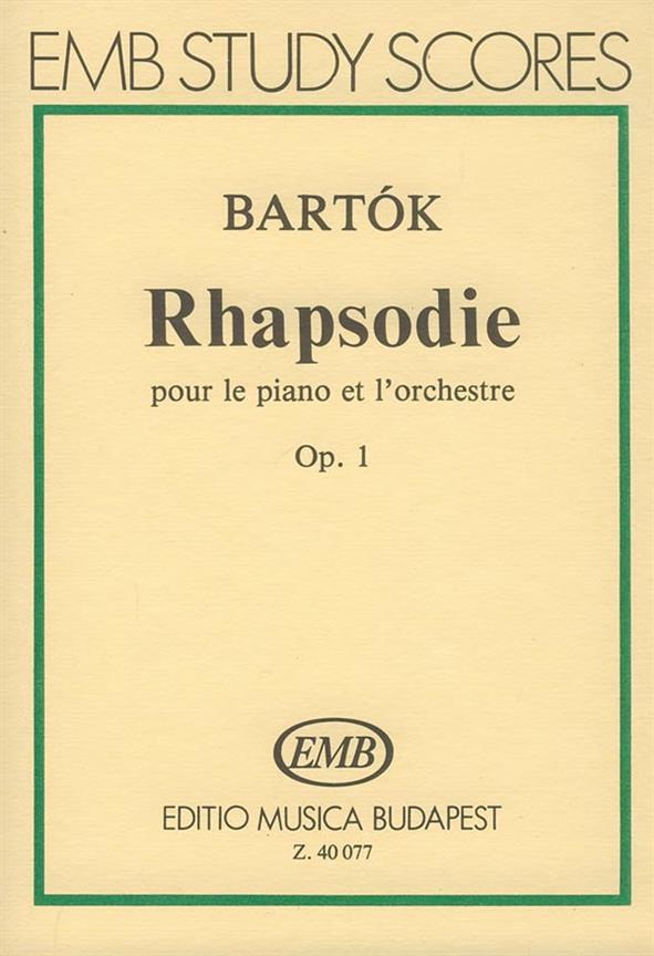 Rhapsodie op. 1 für Klavier und Orchester : für Klavier und Orchester