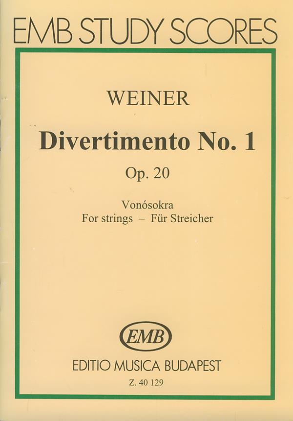 Divertimento No.1 20 Nach alten ungarischen Tänze : Nach alten ungarischen Tänzen
