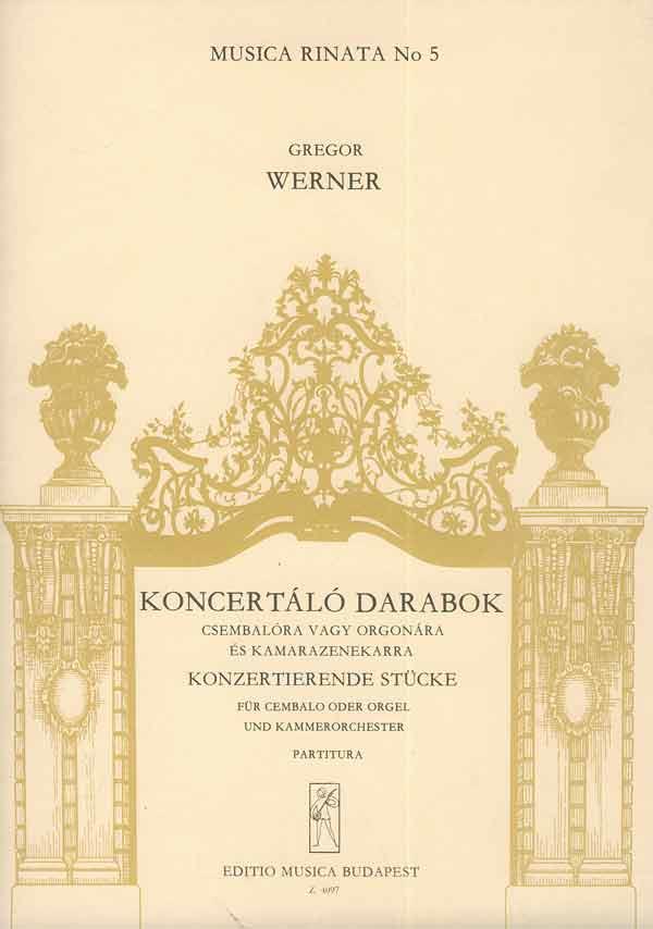 Konzertierende Stücke : für Cembalo oder Orgel und Kammerorchester