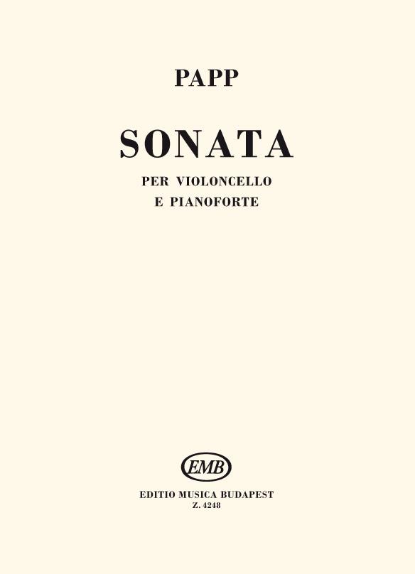 Sonata : per violoncello e pianoforte