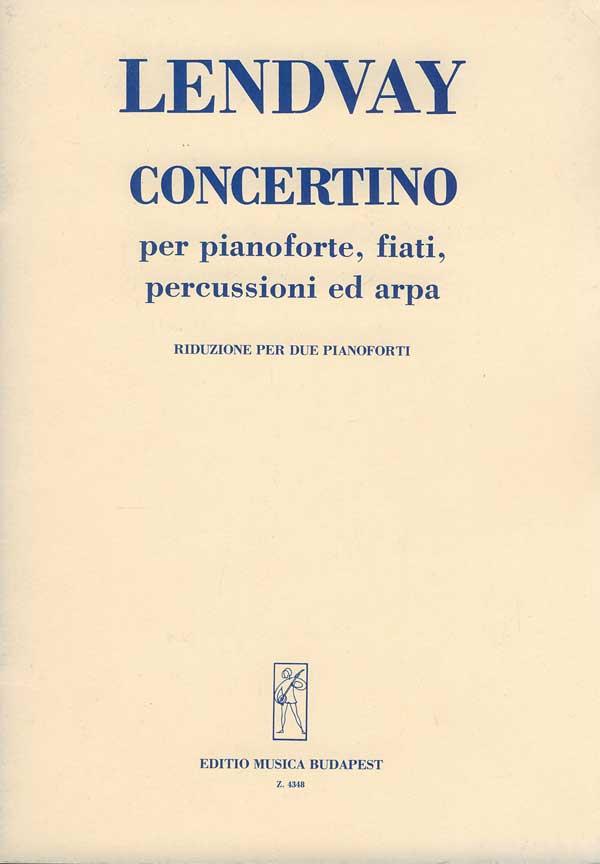 Concertino per pianoforte, fiati, percussioni ed : per pianoforte, fiati, percussioni edd arpa