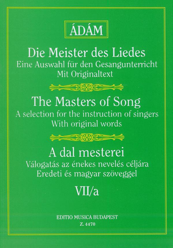 Die Meister des Liedes VII-a Lieder von Mozart, B : Lieder von Mozart, Beethoven, Mendelssohn und Schumann (hoche Stimme)