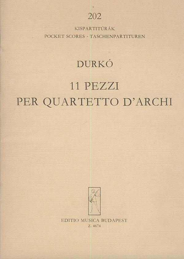 11 pezzi : für Streichquartett