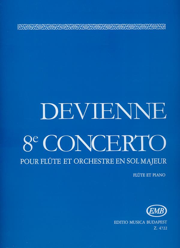 Konzert Nr.8, G-Dur : für Flöte und Orchester