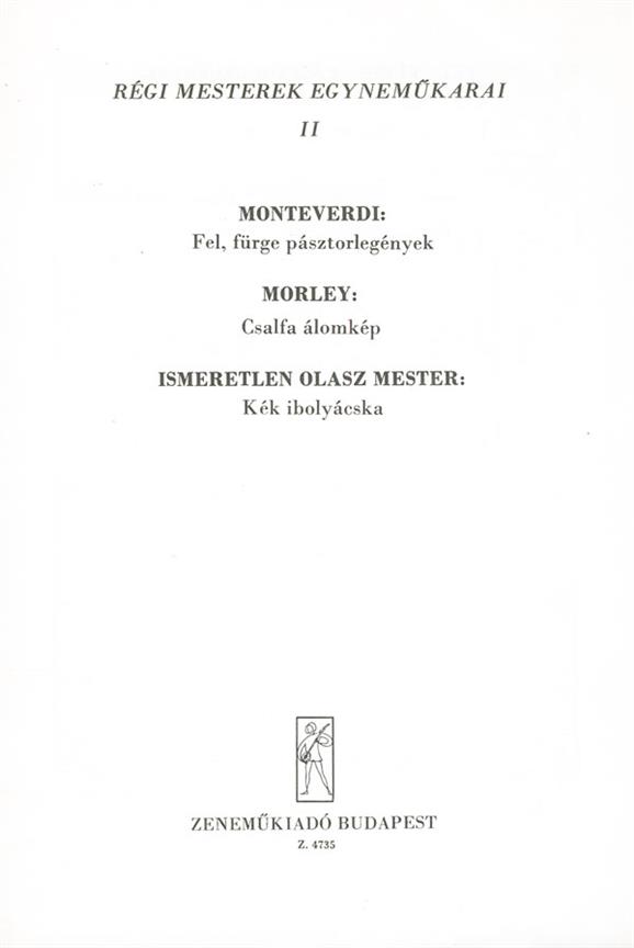 Régi mesterek egynemükarai V2 : Upper Voices Collection