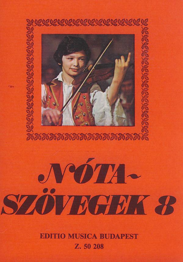Notaszövegek VIII.