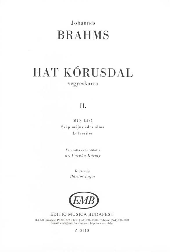 Six Choruses V2
