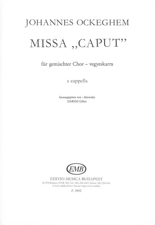 Missa Caput Für Gem. Chor