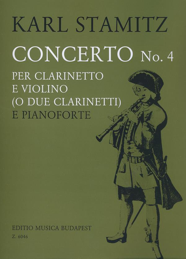 Concerto No. 4 per clarinetto e violino (o due c : per clarinetto e violino (o due clarinetti) soli e orchestra