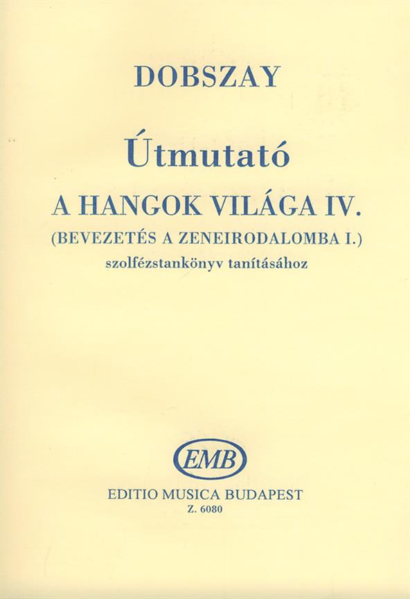 Útmutató a Hangok világa tanításához V4