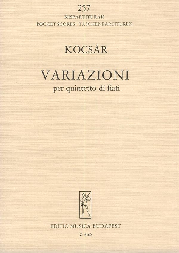 Variazioni für Bläserquintett : für Bläserquintett