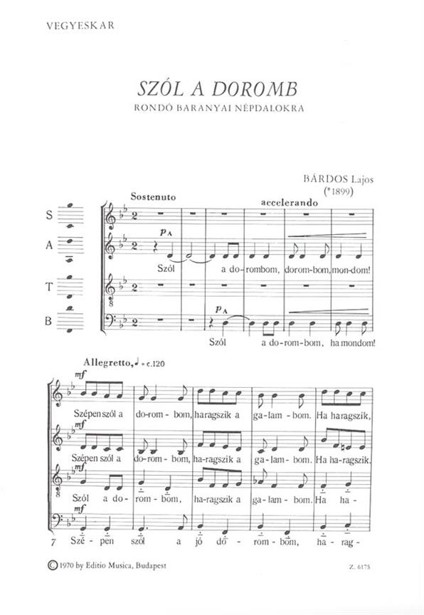 Szól a doromb