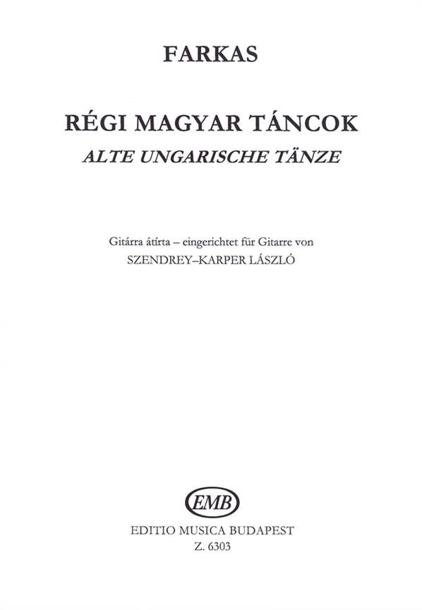 Alte ungarische Tänze