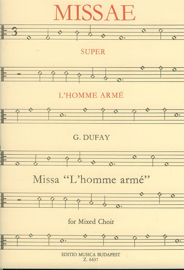Missa L'homme arme für gem. Chor : für gem. Chor