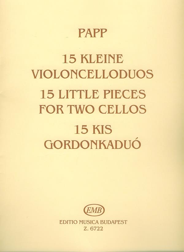 15 Little Pieces for Two Cellos
