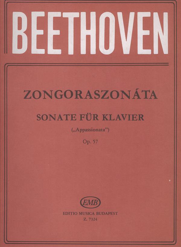 Klaviersonaten in Einzelausgaben (Weiner) op. 57 : op. 57 f-Moll, Appassionata'