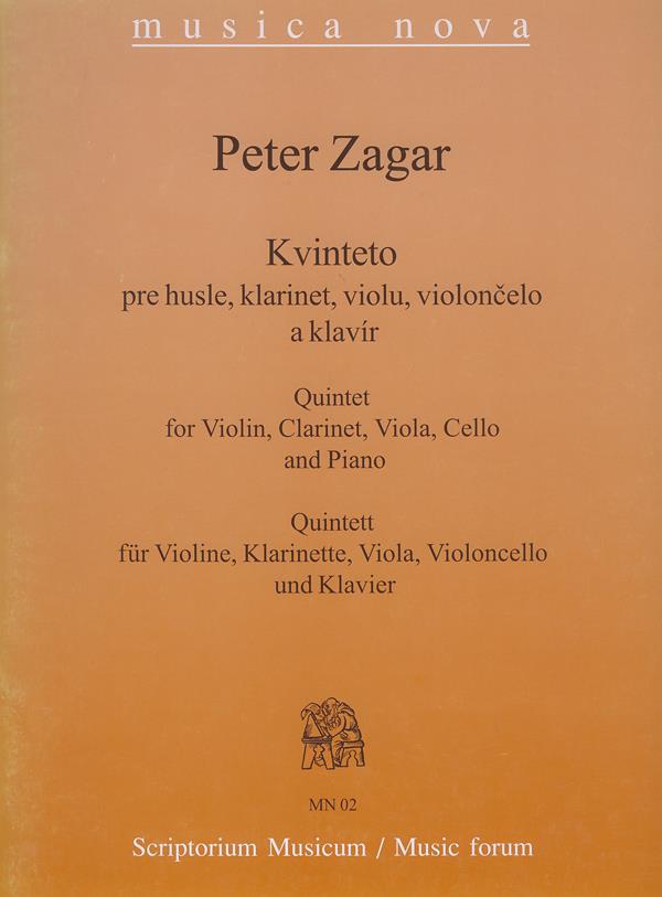 Quintett MN02 für Violine, Klarinette, Viola, Vio : für Violine, Klarinette, Viola, Violoncello und Klavier