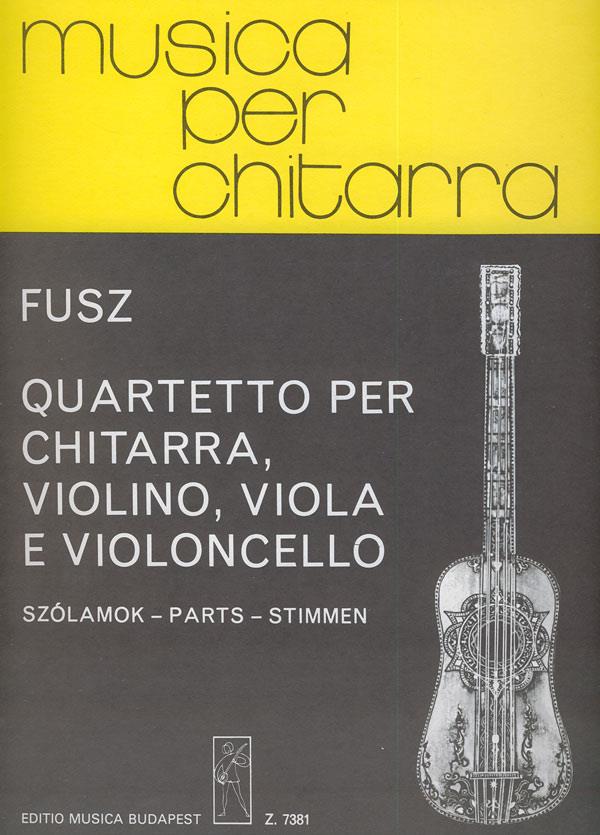 Quartetto op. 1 für Gitarre, Violine, Viola und V : für Gitarre, Violine, Viola und Violoncello