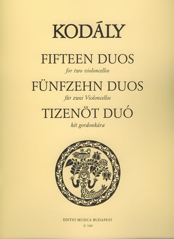 15 Duos : (aus 33 zweistimmige Singübungen' bearbeitet von J. Jákó)'